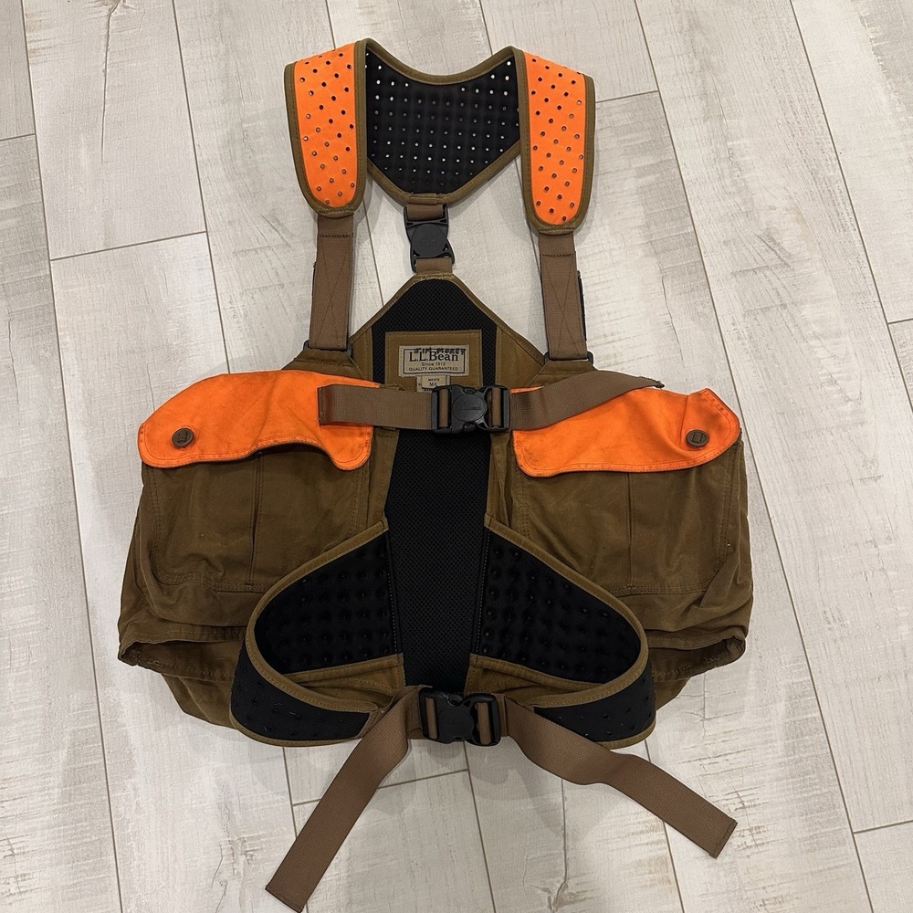 Vintage L.L. Bean‎ Pa'tridge Strap Vest Upland Game Bird Hunting Vest M / L